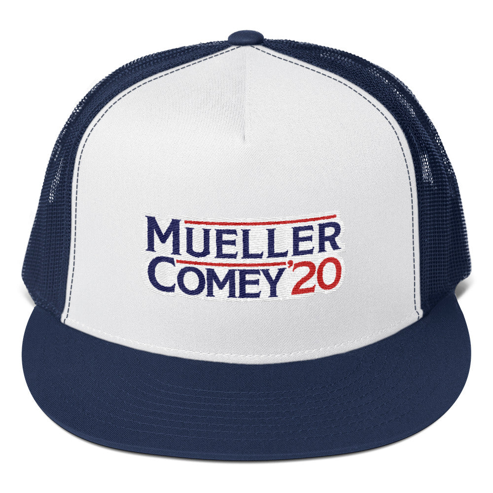 Mueller & Comey 2020 Election Presidential Candidate - Trucker Cap