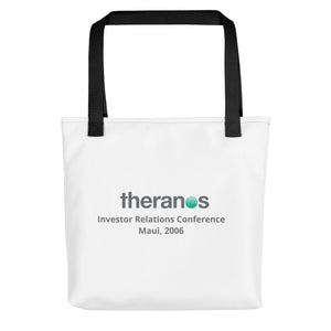 Theranos Investor Relations Conference Tote Bag